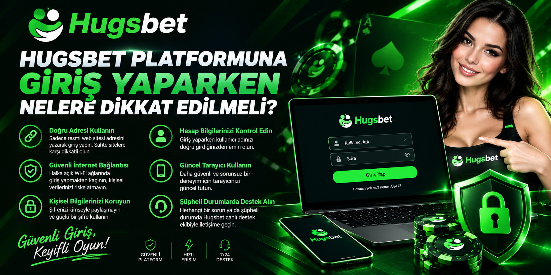 Hugsbet Platformuna Giriş Yaparken Nelere Dikkat Edilmeli
